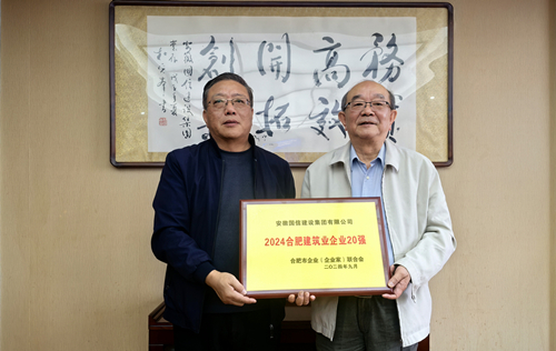 安博·体育蝉联合肥建筑业企业20强!